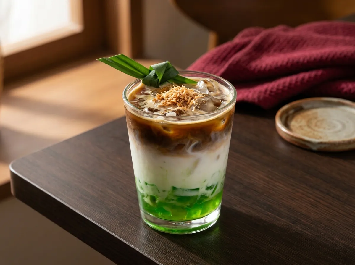 KOPI SUSU COCONUT PANDAN ICE