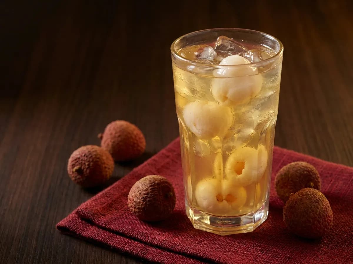 LYCHEE TEA ICE