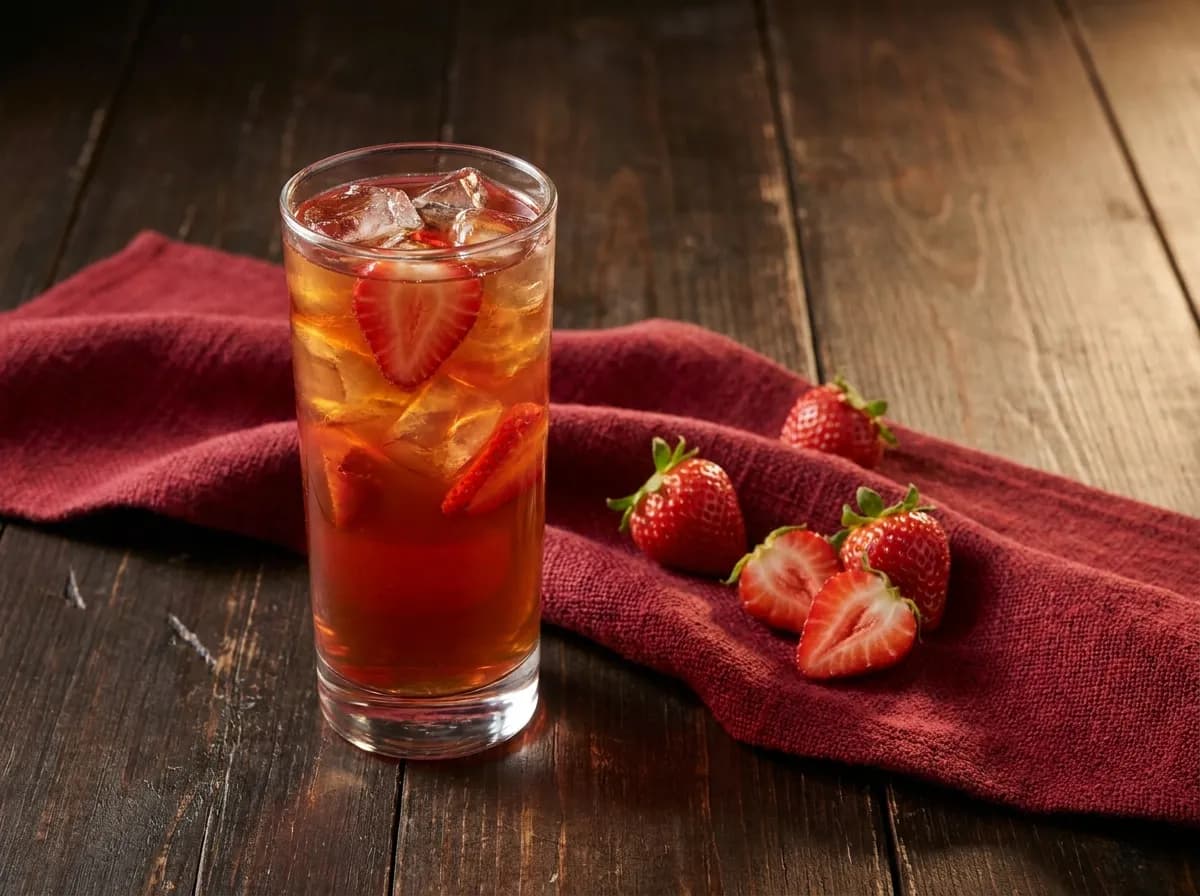 STRAWBERRY TEA ICE