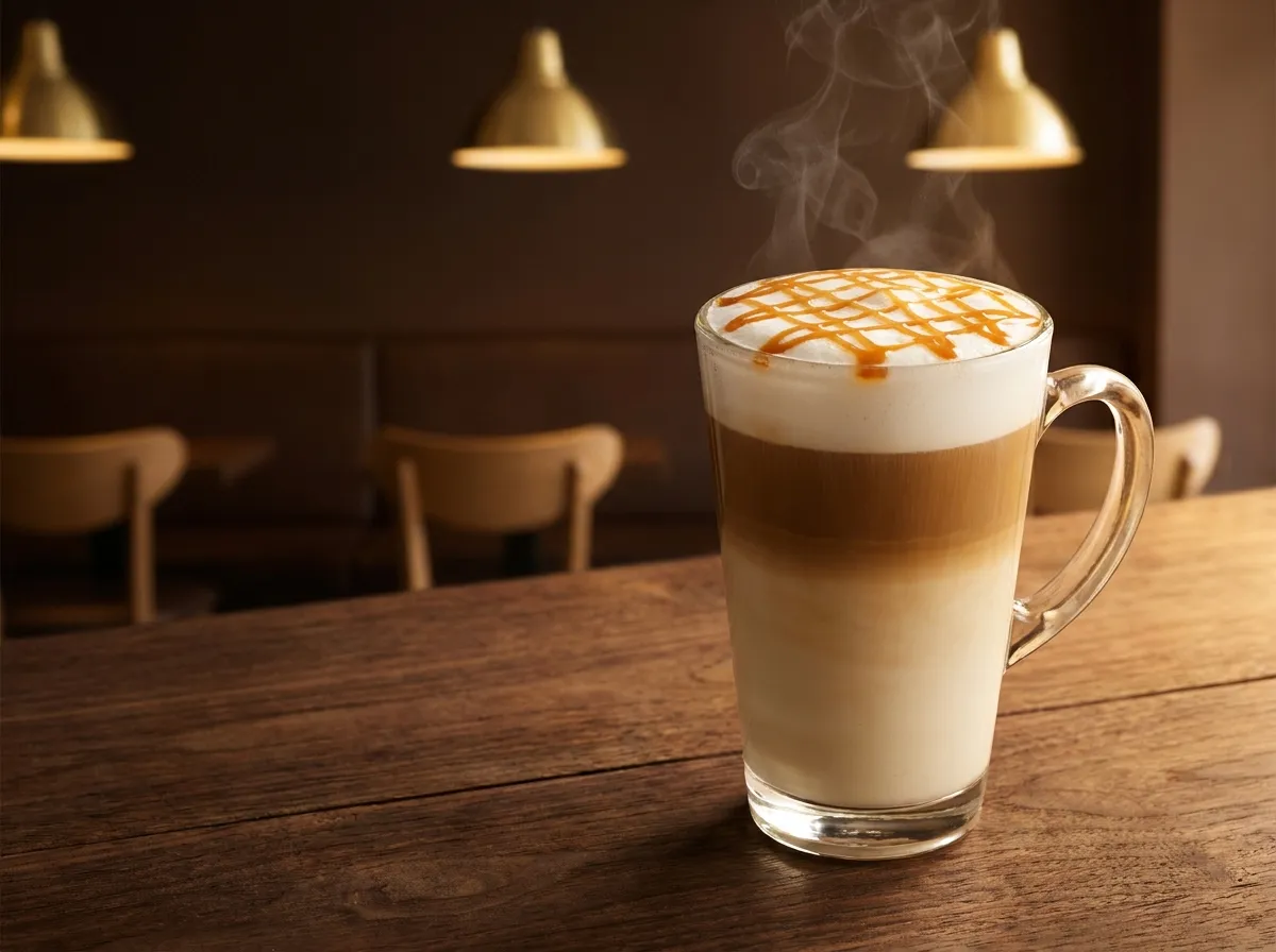 HOT CARAMEL MACHIATO