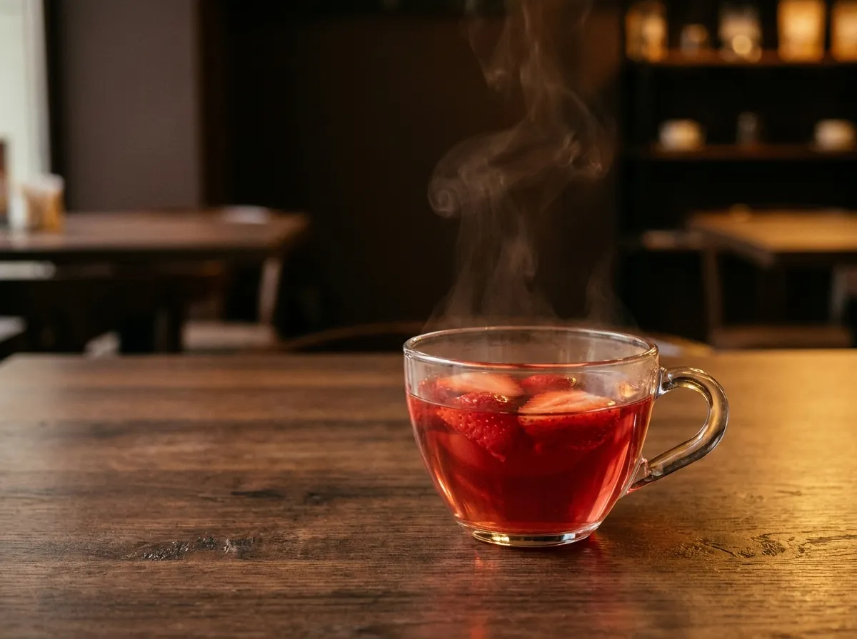 STRAWBERRY TEA HOT